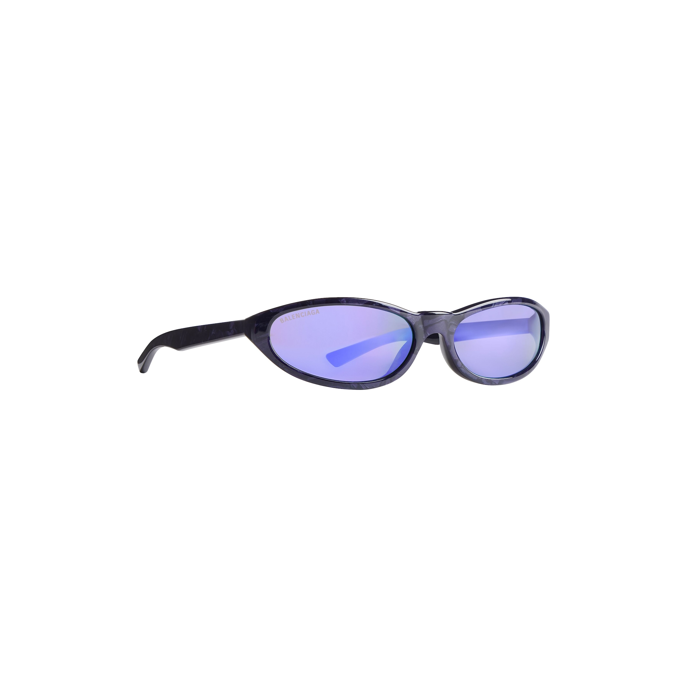 Neo Round Sunglasses in Purple - Image 3